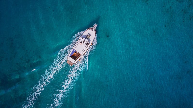 boat on the sea